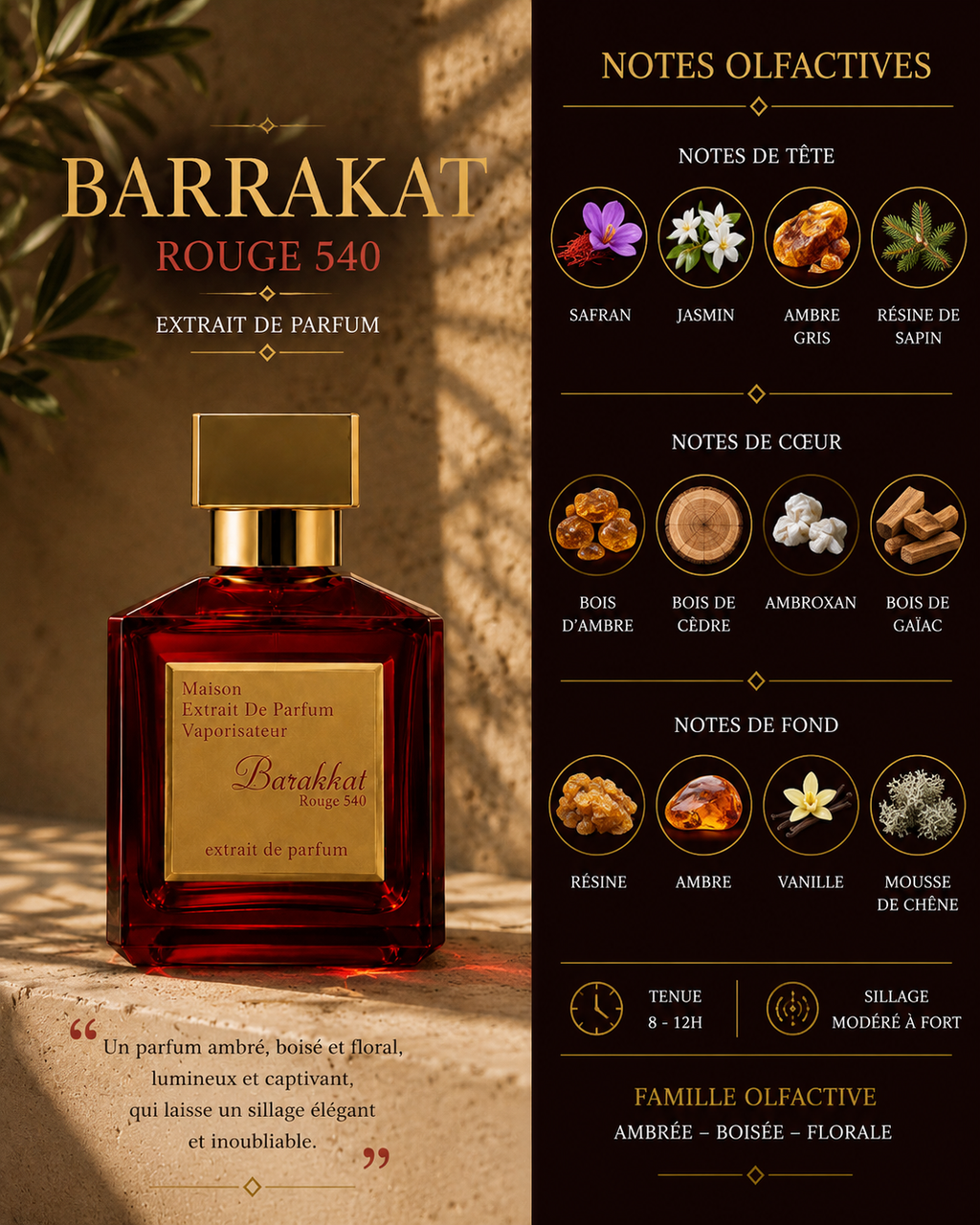 Barrakat Rouge 540