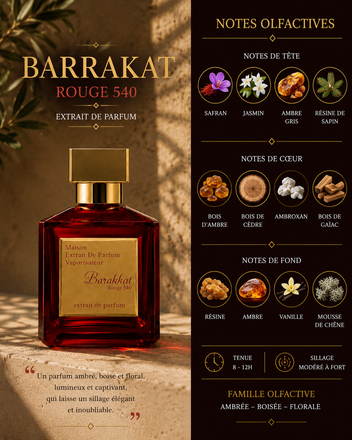 Barrakat Rouge 540