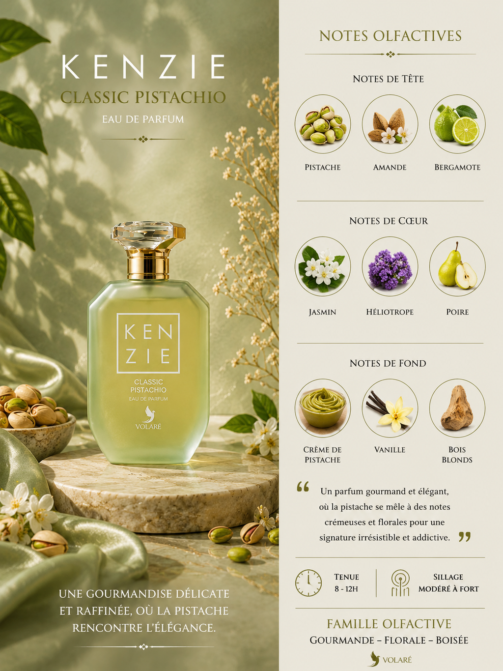 Kenzie Classic Pistachio