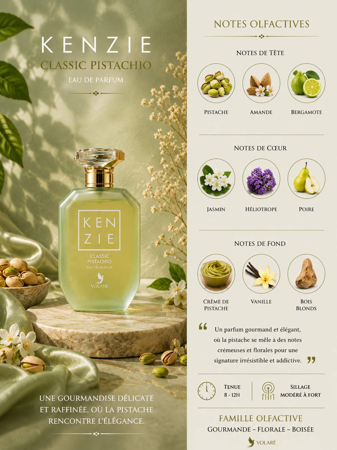 Kenzie Classic Pistachio